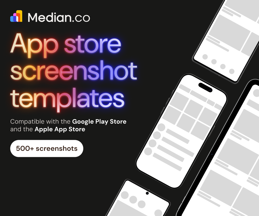 Median's App Store Screenshot Figma Template